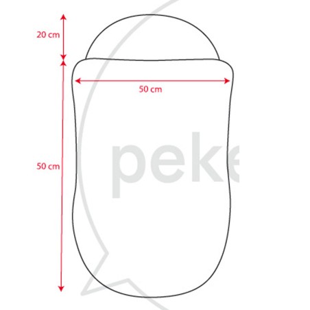 SACO SILLA GRUPO 0 POLAR IMPERMEABLE 