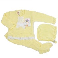 CONJUNTO BEBE PUNTO 3/PIEZAS