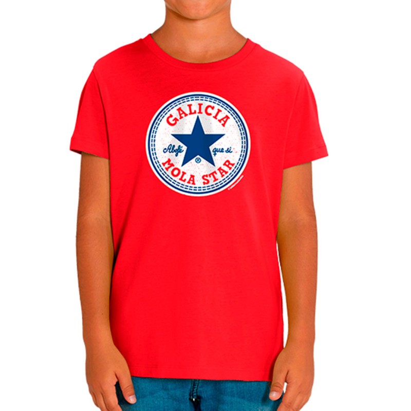 CAMISETA NIÑOS GALICIA MOLA STAR