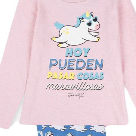 PIJAMA NIÑA MR WONDERFUL