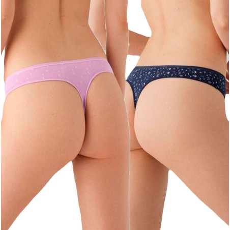 BRAGA MUJER TANGA PACK/2