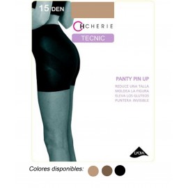 Media Panty Pin-Up Cherie Reductora Mujer 15 Den