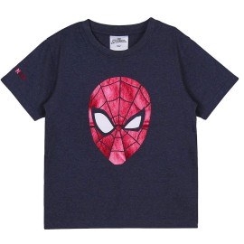 Camiseta Spiderman niño brillo