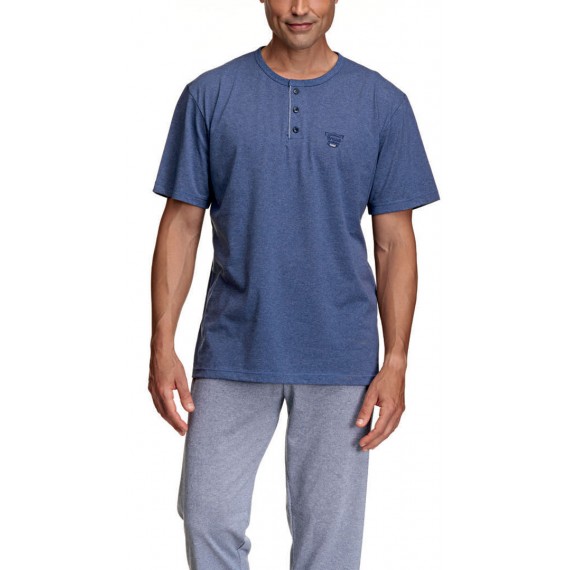 Pijama hombre manga corta pantalon largo sale