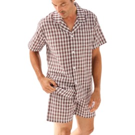 Pijama Kler Hombre Verano Clásico Cuadros Abierto