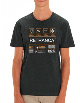 Camiseta "Retranca" Manga Corta Nikis Galicia Algodón Orgánico