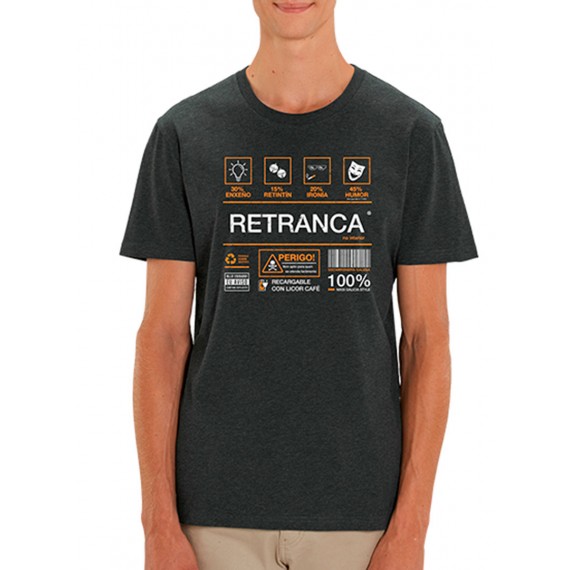 Camiseta "Retranca" Manga Corta Nikis Galicia Algodón Orgánico