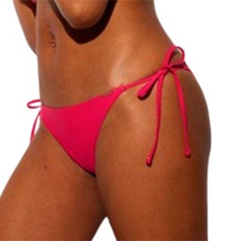 Braga bikini básica lisa anudada Ysabel Mora