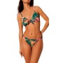 Bikini piqué tropical Ysabel Mora sin aro