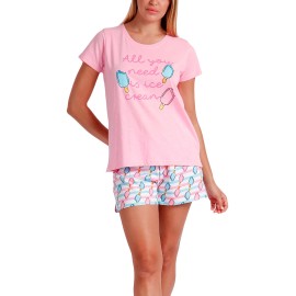 Pijama Admas mujer Ice cream verano