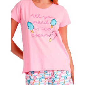 Pijama Admas mujer Ice cream verano