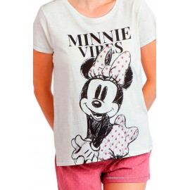 Pijama corto mujer Minnie lunares